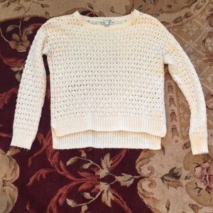 Cream sweater size small